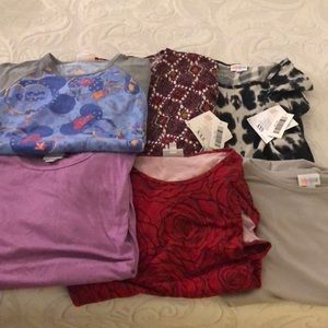 6 Lularoe shirts